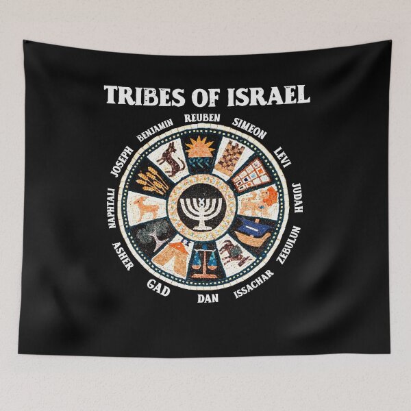 Item preview, 12 Twelve Tribes of Israel Hebrew Israelite Judah Jerusalem designed and sold by NUMAcreations.