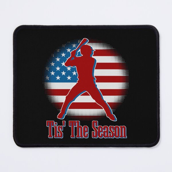 Item preview, Baseball Game Tis The Season Baseball Player USA Flag designed and sold by CharJens.