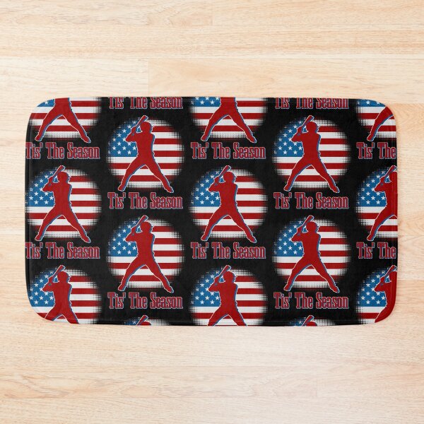 Item preview, Baseball Game Tis The Season Baseball Player USA Flag designed and sold by CharJens.