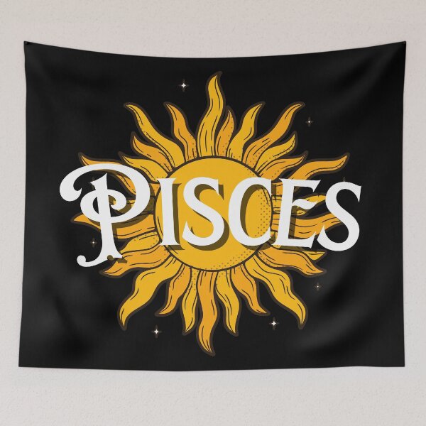 Item preview, Celestial Sun in Pisces design. designed and sold by CreativeStrand.