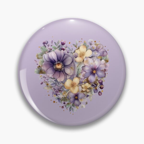 Item preview, "Corazón Violeta". designed and sold by CherNikDesigns.