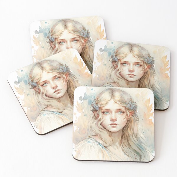 Item preview, Earth Watercolor Mermaid designed and sold by Agnesbo.