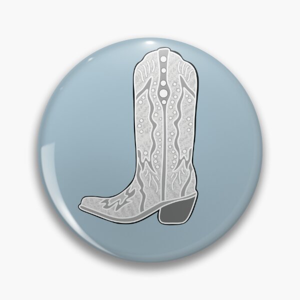 Item preview, Silver Cowgirl Boot designed and sold by trippyzipp.