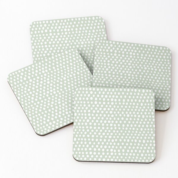 Item preview, Green polka dot pattern designed and sold by Miss-Belle.