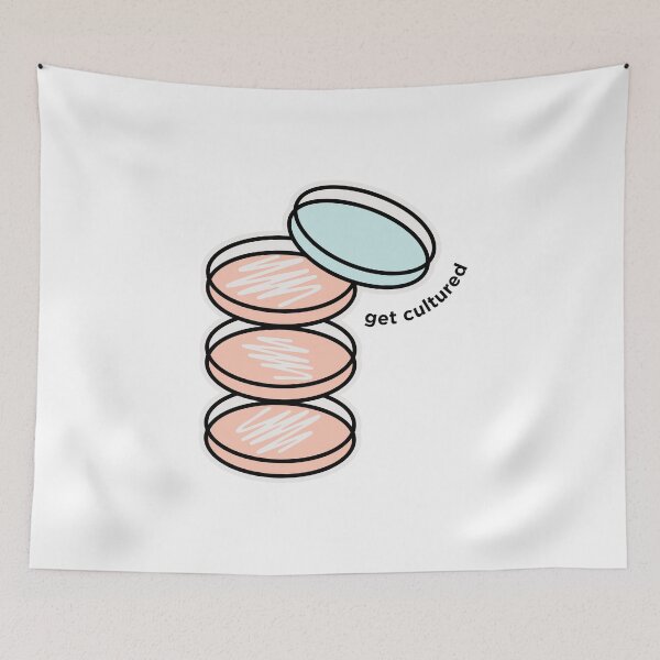 Item preview, Get Cultured Microbiology Pun designed and sold by Katherine Winner.