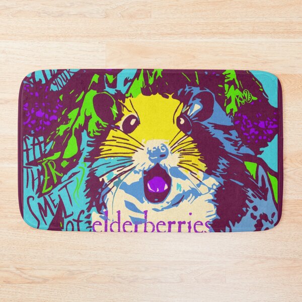 Item preview, Hamster and elderberries designed and sold by katemargoli.