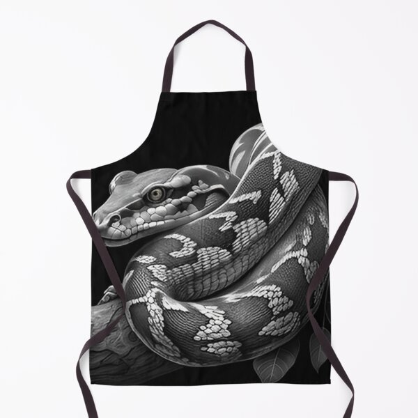 Item preview, Pencil drawn Snake High Quality Black and White Design designed and sold by Pencil-Art.