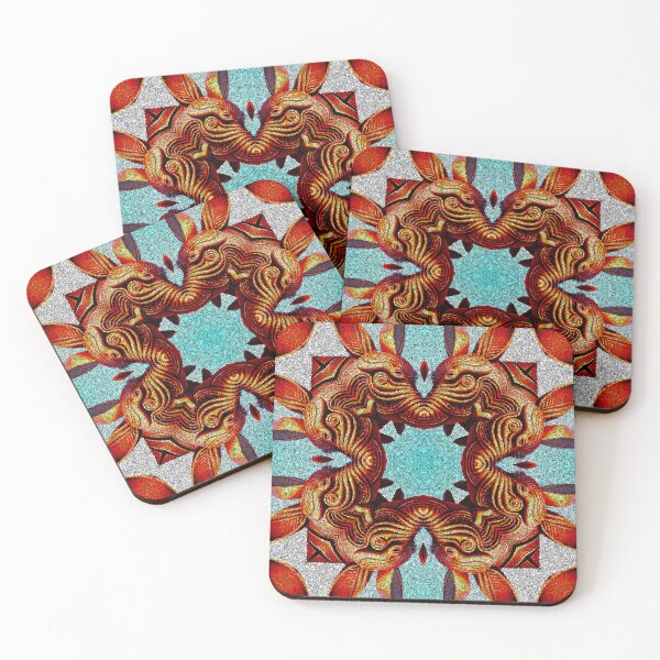Item preview,  *Crossbreeding 3D Elephantrabbit Geometric Chocolate Abstract Art* designed and sold by Ralek.