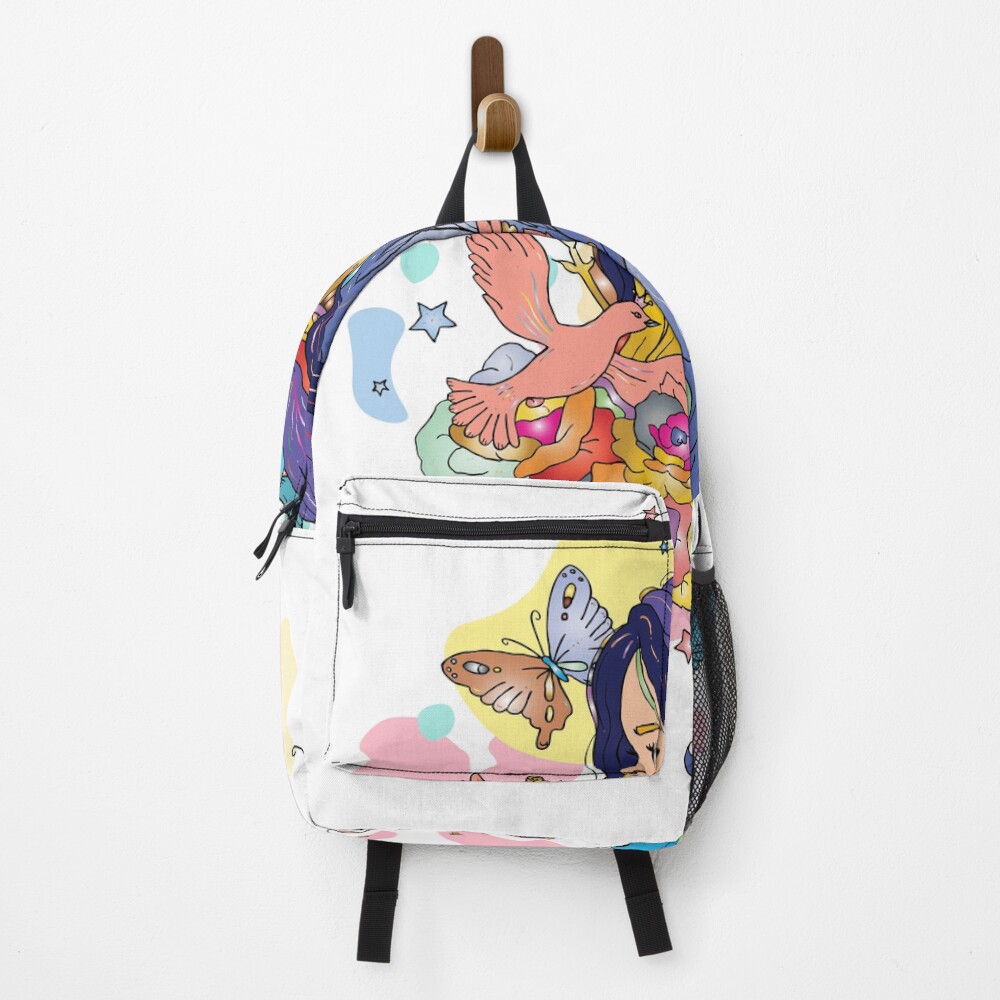 Vista previa del artículo con la obra «Mochila», diseñado y vendido por BGSMBOUTIQUE.