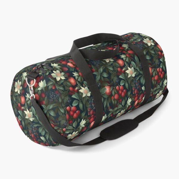 Item preview, Summer Garden Berries Botanical Illustration Pattern designed and sold by semisoberme.