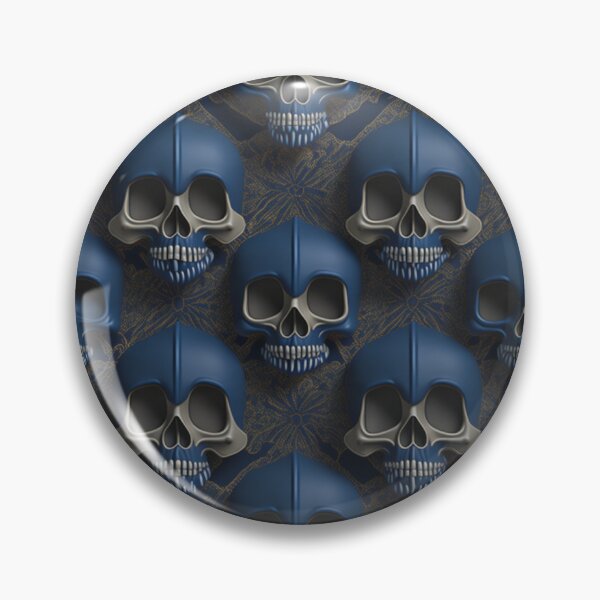 Item preview, Blue Skulls Number 1 designed and sold by SvahaDesigns.