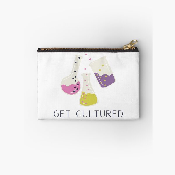Item preview, Get Cultured Microbiology Pun designed and sold by Katherine Winner.