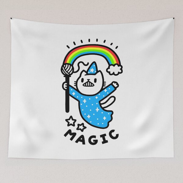 Item preview, Magical Wizard Cat designed and sold by obinsun.