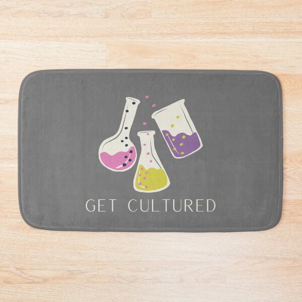 Item preview, Get Cultured Microbiology Pun designed and sold by Katherine Winner.