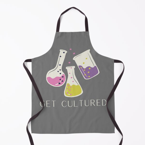 Item preview, Get Cultured Microbiology Pun designed and sold by Katherine Winner.