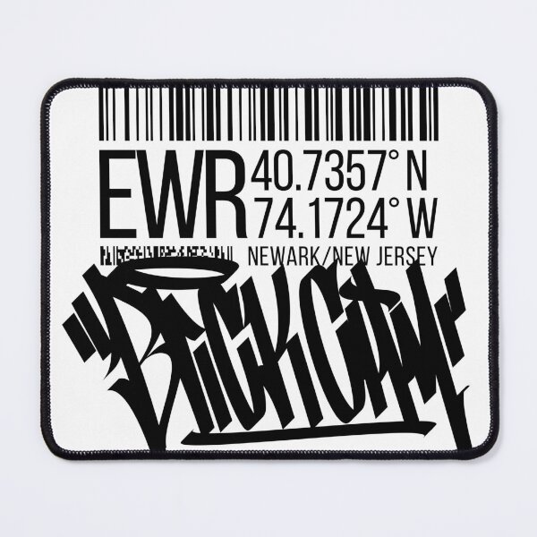 Item preview, Newark, NJ (black) designed and sold by ICYMI-DZNS.