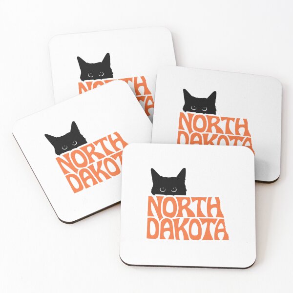 Item preview, Cat Loves North Dakota | State Pride Shirt for Pet Lovers designed and sold by GoblinBoutique.