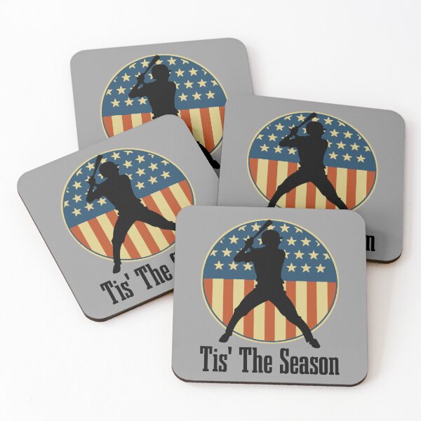 Item preview, Baseball Game Tis The Season Baseball Player USA Flag designed and sold by CharJens.