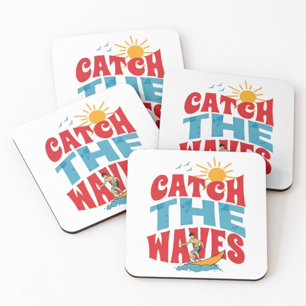 Item preview, CATCH THE VIBE, CATCH THE WAVES designed and sold by Fashion Art Gifts ⭐⭐⭐⭐⭐.
