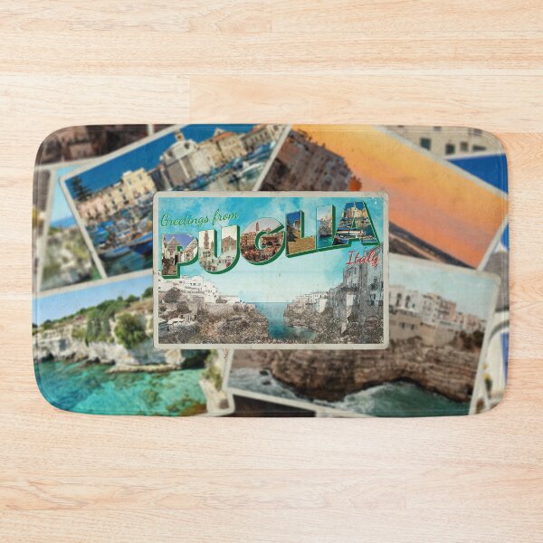 Item preview, Greetings from Puglia in Italy Vintage style retro souvenir designed and sold by DeveloperProp0.