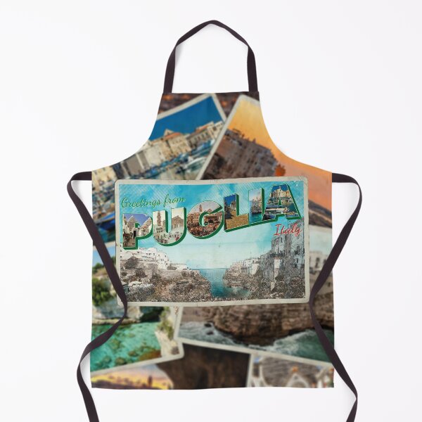 Item preview, Greetings from Puglia in Italy Vintage style retro souvenir designed and sold by DeveloperProp0.