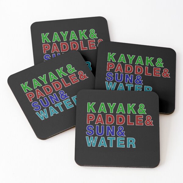 Item preview, Kayaks & Paddle & Sun & Water - A Kayak Design designed and sold by Mindful-Designs.