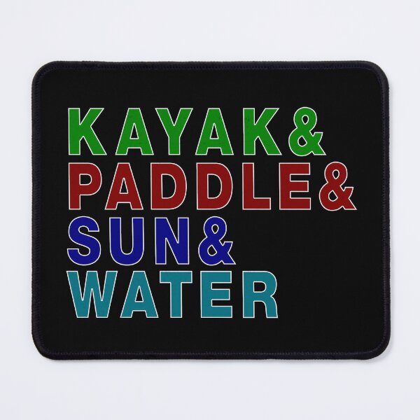 Item preview, Kayaks & Paddle & Sun & Water - A Kayak Design designed and sold by Mindful-Designs.