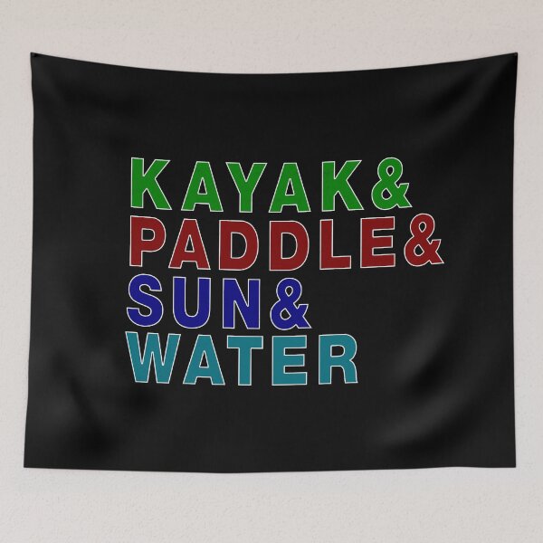 Item preview, Kayaks & Paddle & Sun & Water - A Kayak Design designed and sold by Mindful-Designs.