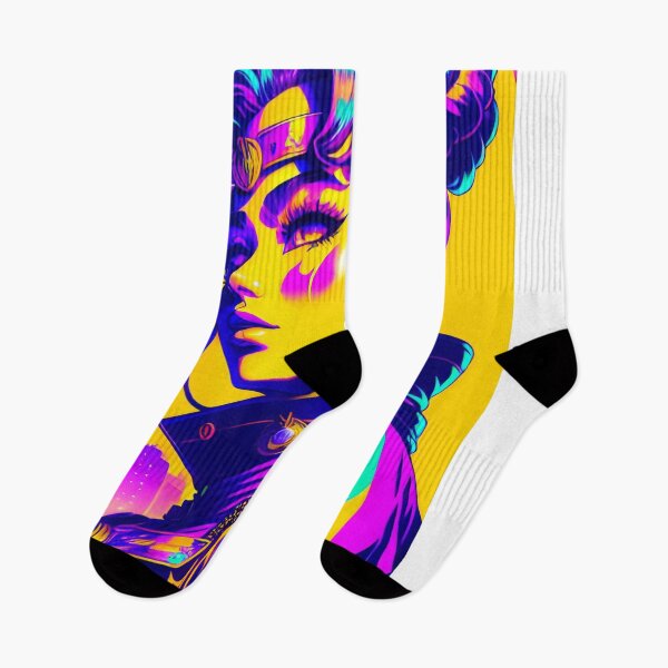 Item preview, Cyberpunk Cyborg Girl Futuristic Style designed and sold by CyberArtWorld.