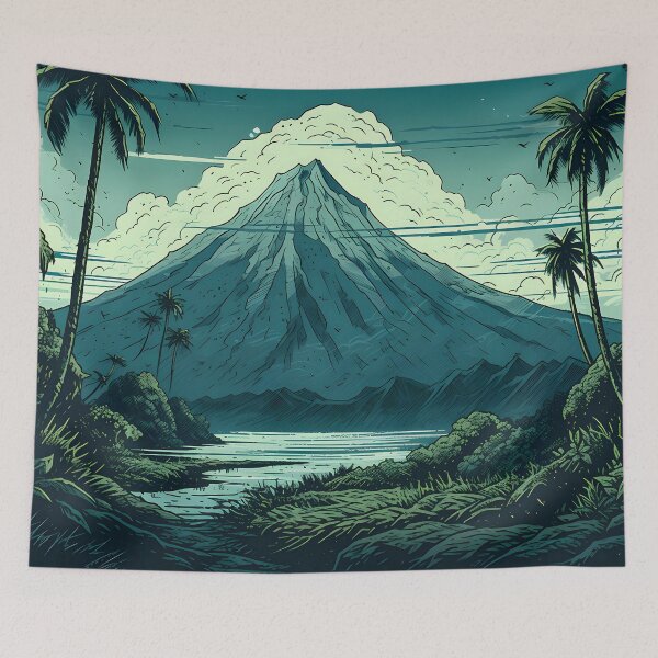 Item preview, Mountainous sanctuary reminiscent of Robinson Crusoe designed and sold by SingularityGeek.