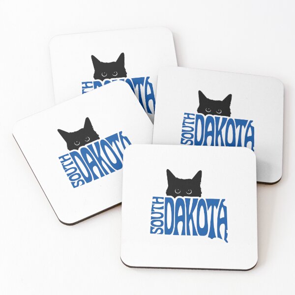 Item preview, Cat Loves South Dakota | State Pride Shirt for Pet Lovers designed and sold by GoblinBoutique.