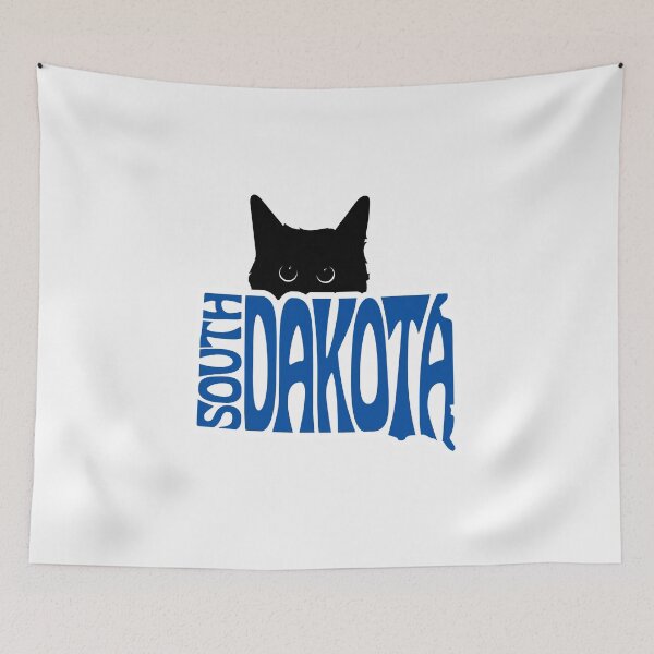 Item preview, Cat Loves South Dakota | State Pride Shirt for Pet Lovers designed and sold by GoblinBoutique.