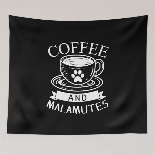 Item preview, Malamute Coffee designed and sold by HuskyHuddle.