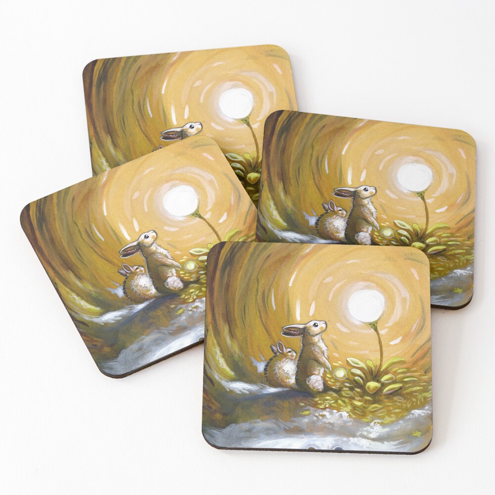 Item preview, Coasters (Set of 4) designed and sold by brushandtea.