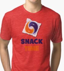 Tide Pod Shirt Meme - Snack Time Tri-blend T-Shirt