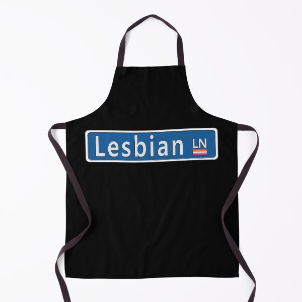 Item preview, Street Sign Lesbian LN with Pride Flag designed and sold by TheirChoice.