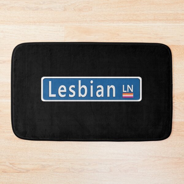 Item preview, Street Sign Lesbian LN with Pride Flag designed and sold by TheirChoice.
