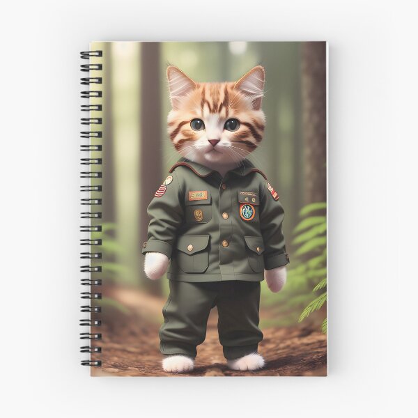 Item preview, Scout Cat - Modern Digital Art designed and sold by Ai-michiart.