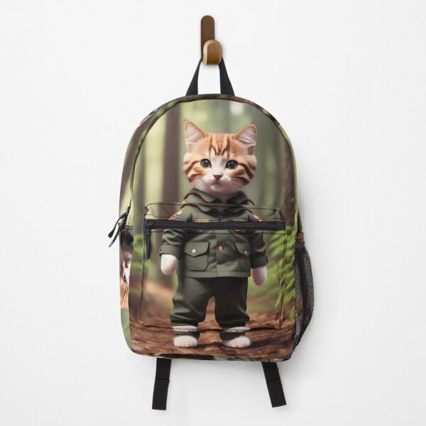 Item preview, Scout Cat - Modern Digital Art designed and sold by Ai-michiart.
