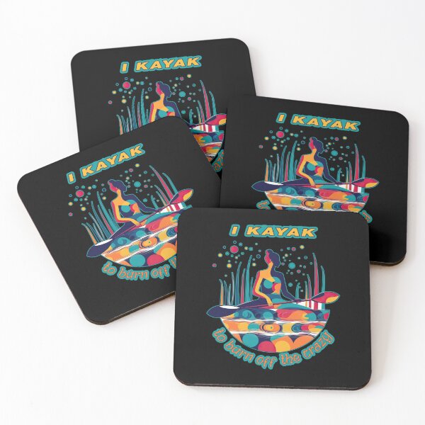 Item preview, I Kayak To Burn Off The Crazy - A Kayak Design designed and sold by Mindful-Designs.
