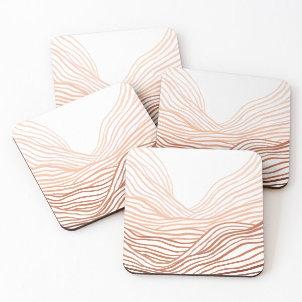 Item preview, Ombre mountain landscape line art designed and sold by Miss-Belle.