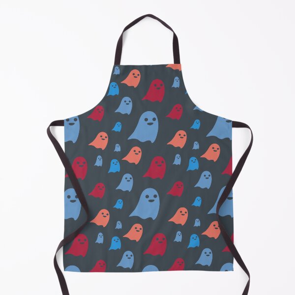 Artikelvorschau, Halloween phantoms motif on gray background entworfen und verkauft von mliotard.