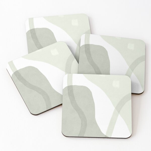 Item preview, Green watercolor shapes designed and sold by Miss-Belle.