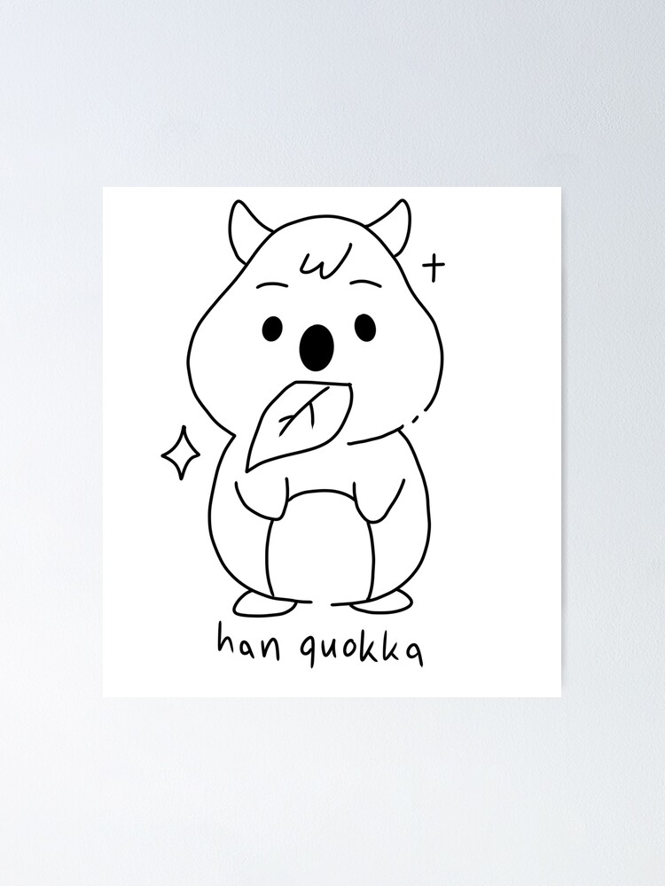 Cute Han Quokka skzoo Straykids | Poster