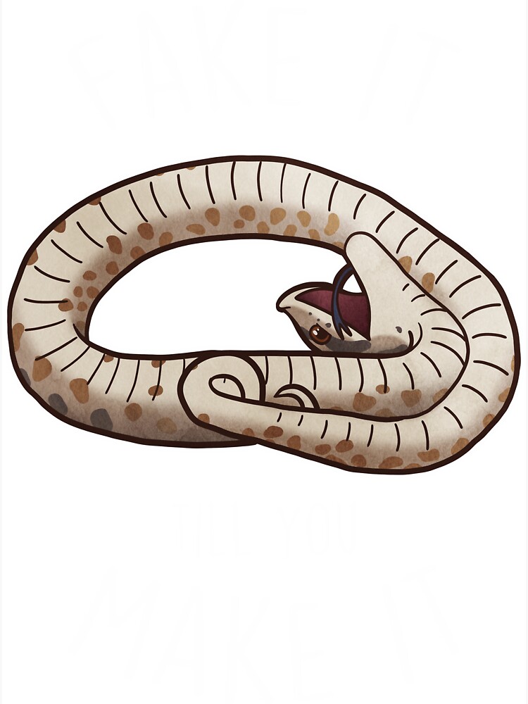 Hognose Snake Dramatic Playing Dead Funny Reptile Vinyl 