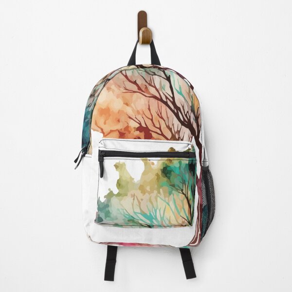 Item preview, A Boho Tree in Vibrant Colors - Watercolor Trees and Leaves designed and sold by GVRDesign.