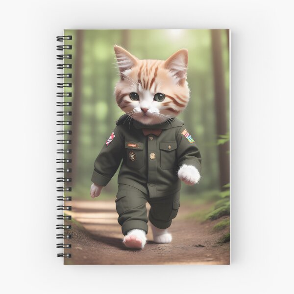Item preview, Scout Cat - Modern Digital Art designed and sold by Ai-michiart.