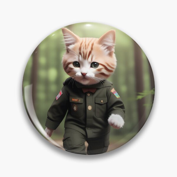 Item preview, Scout Cat - Modern Digital Art designed and sold by Ai-michiart.