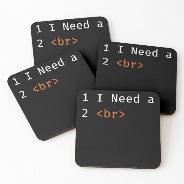Item preview, I Need A <br> coding pun  designed and sold by Katherine Winner.