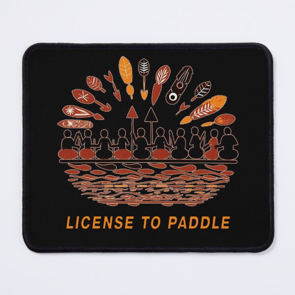 Item preview, License To Paddle - A Kayaking Design designed and sold by Mindful-Designs.